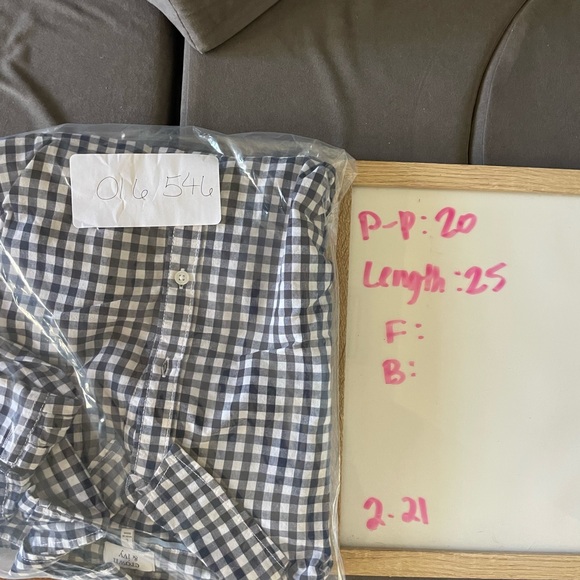 Crown & Ivy Black and White Checkered Button Down Shirt - Picture 5 of 5